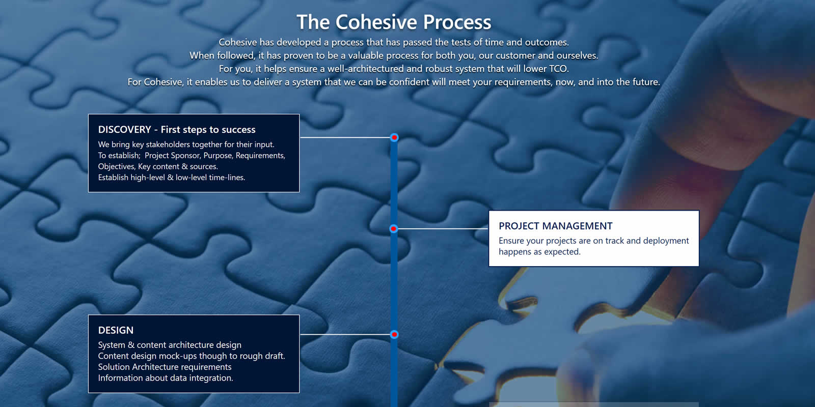 Cohesive Process tree describes Cohesive process graphically