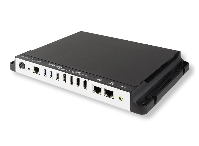 4K Digital Signage Player with 4K on up to four sc