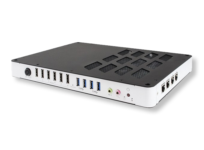 4K Digital Signage Player with 4K on up to four screens