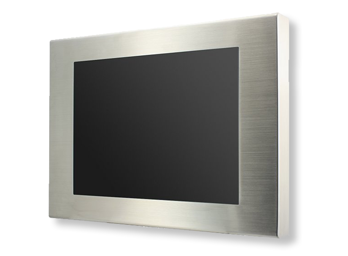 15” (1024 x 768) Stainless Steel Panel PC with IB897, Intel® Atom™ Processor E3845 1.91GHz, 4GB DDR3L SO-DIMM, 64G SSD, resistive touch